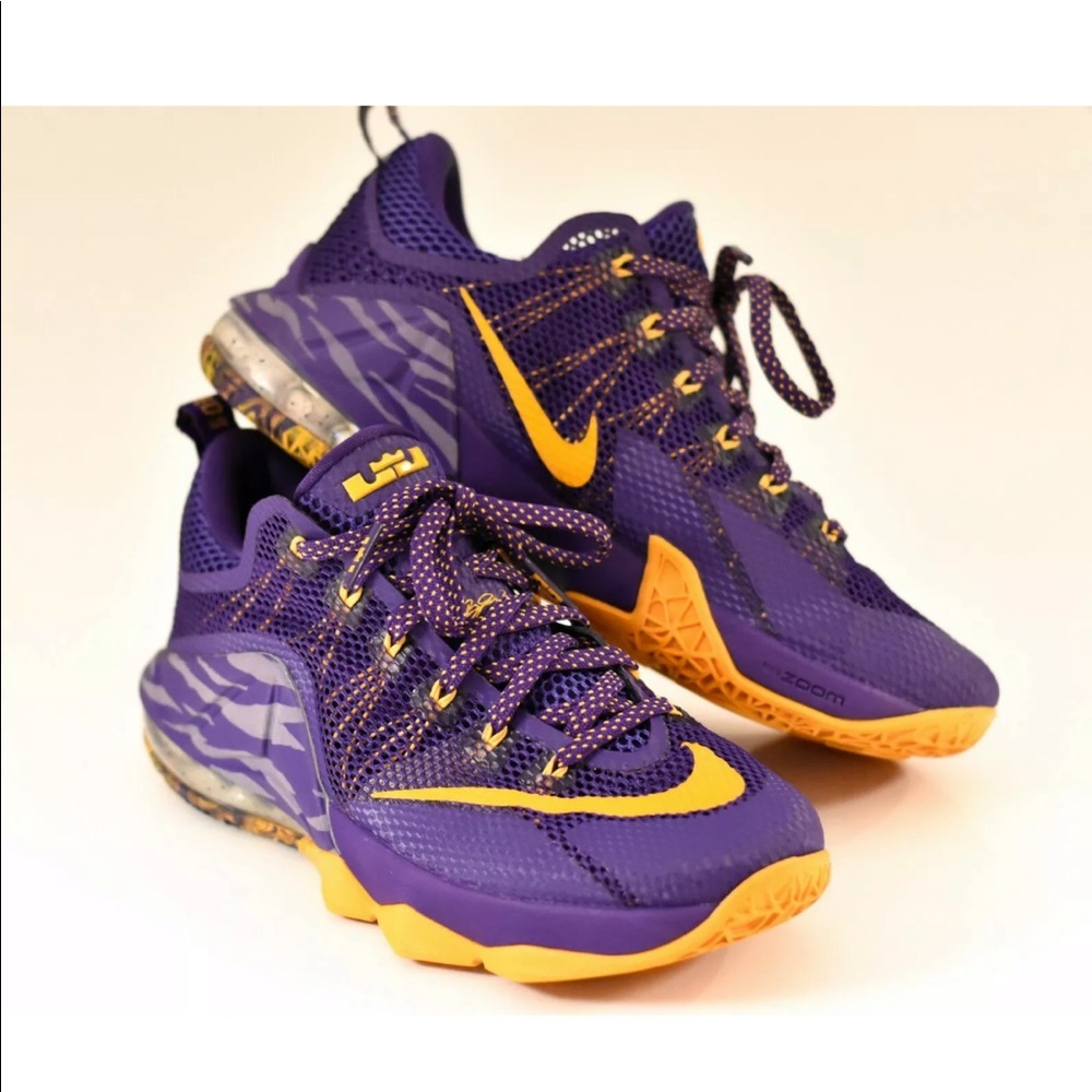Nike Lebron 12 XII Low Promo/Sample LSU Tigers
